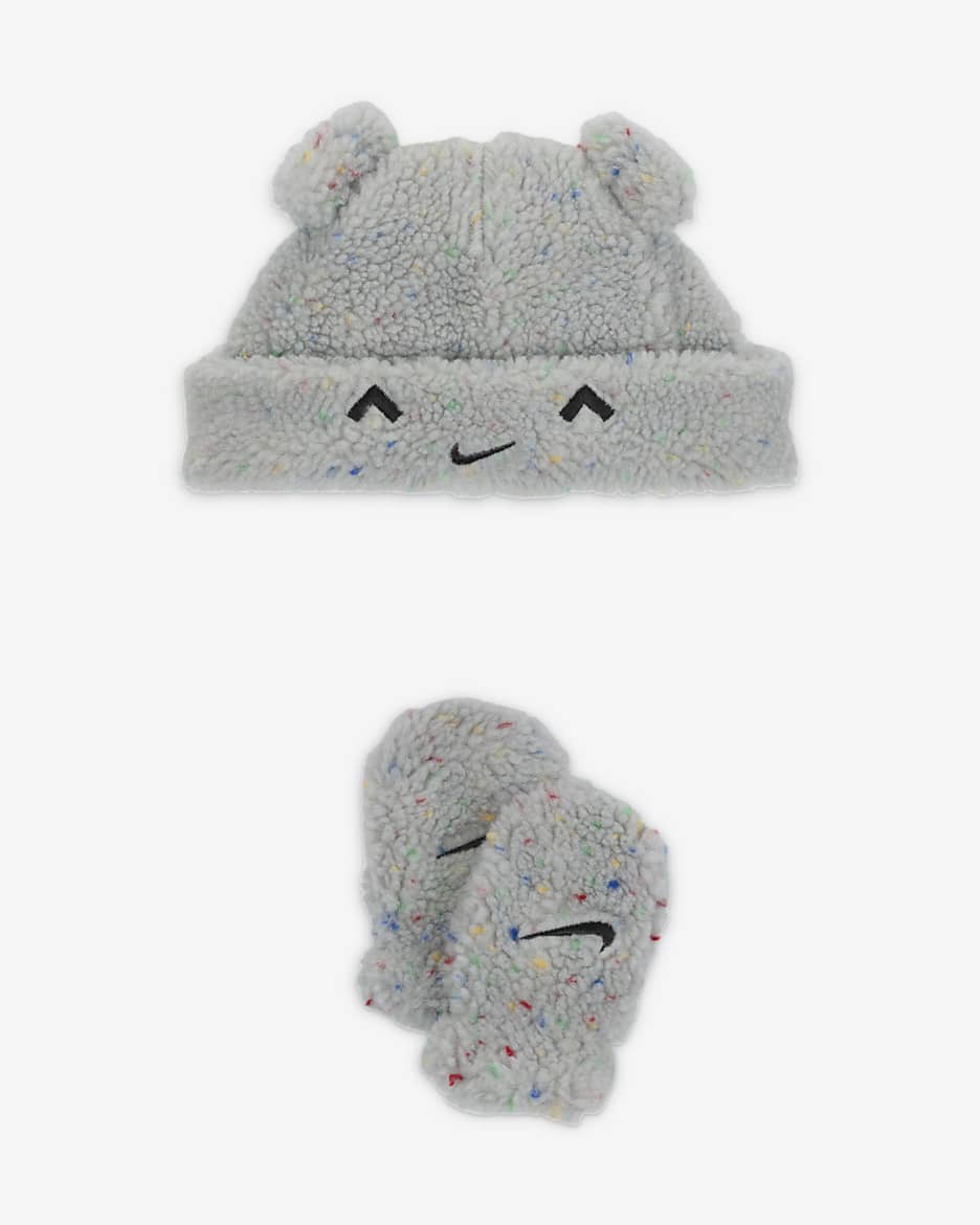 Nike Cozy Comfort Baby 12 24M 2 Piece Beanie Set. Nike